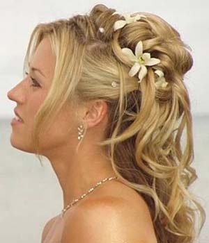 chignon de mariage cheveux long