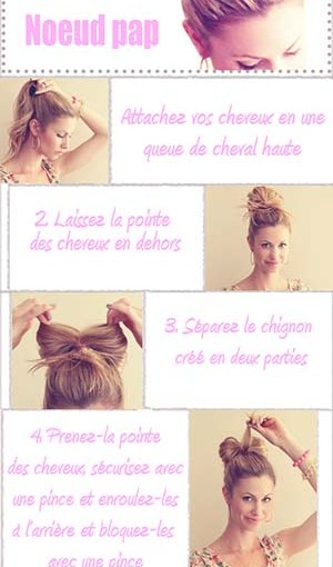 chignon en noeud