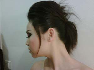 chignon glam rock