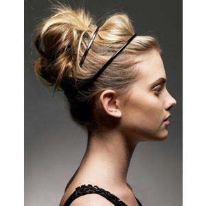 chignon haut