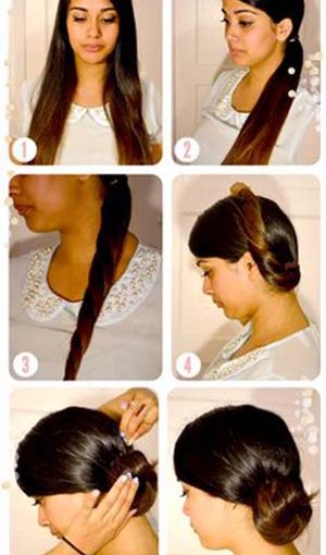 chignon indien