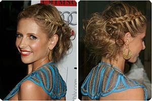 chignon invite mariage