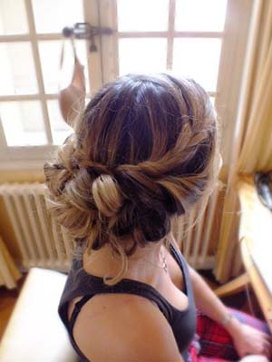 chignon invitee mariage