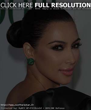 chignon lisse