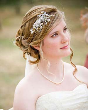 chignon mariage cheveux long