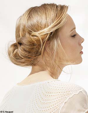 chignon mariage facile