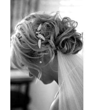 chignon mariage flou