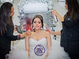 chignon mariage libanais