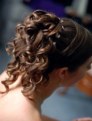 chignon mariage moderne