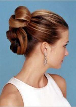 chignon mariage original