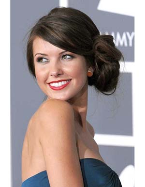 chignon mariage simple