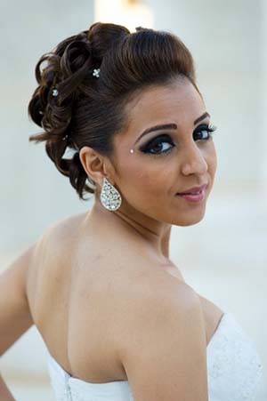 chignon mariee orientale