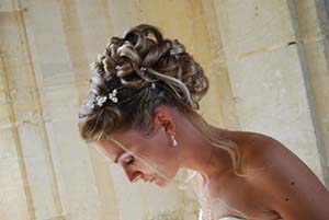 chignon mariee