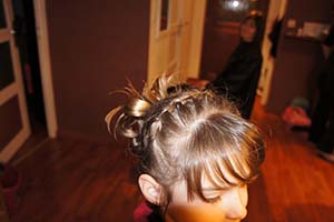 chignon pour enfants
