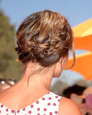 chignon pour noel
