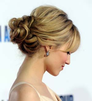 chignon rock facile