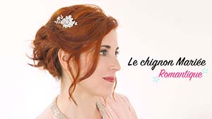 chignon sur cheveux court