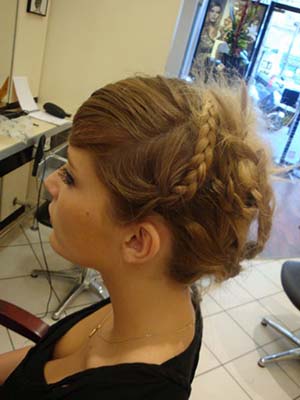 chignon tresse facile