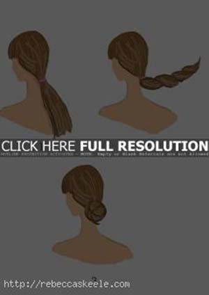 chignon tutorial