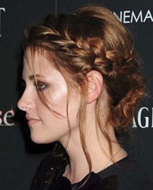 chignons cheveux longs
