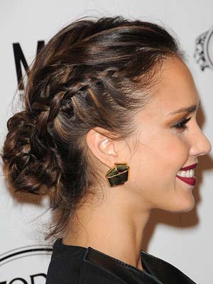 chignons tresses