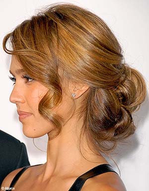 coiffure mariage chignon banane