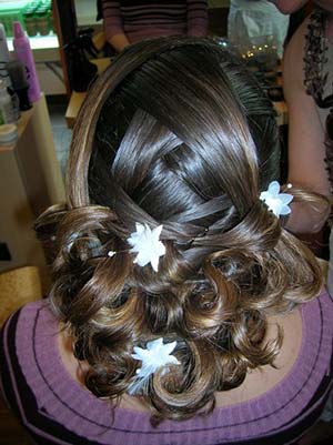 coiffure mariage chignon bas