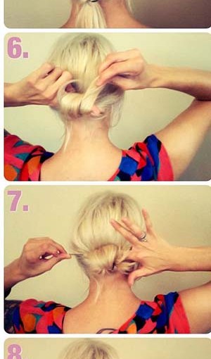 comment faire un chignon fouilli