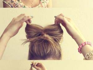 comment faire un chignon noeud