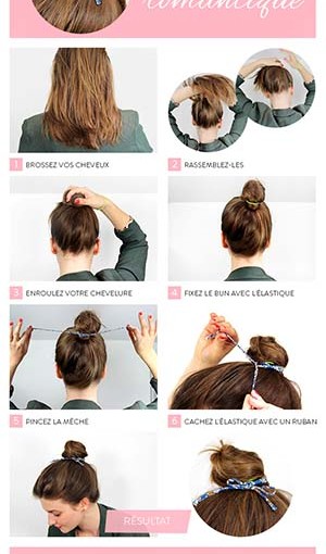 comment faire un chignon romantique