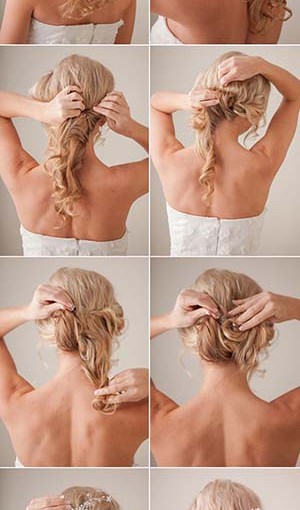 comment faire un chignon sur le cote