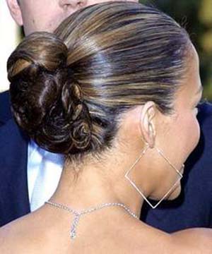 modele de chignon pour soiree