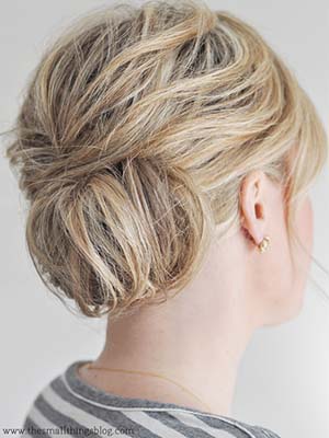 soft chignon