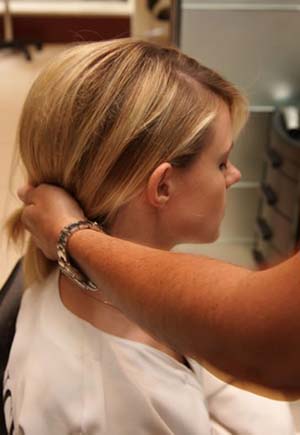 technique chignon