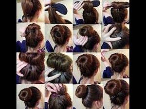 tutoriel coiffure chignon